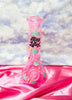 Stay Lifted Neon Pink 8in Glass Water Pipe/Bong
