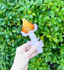 Pretty Rose Glass Hand Pipe