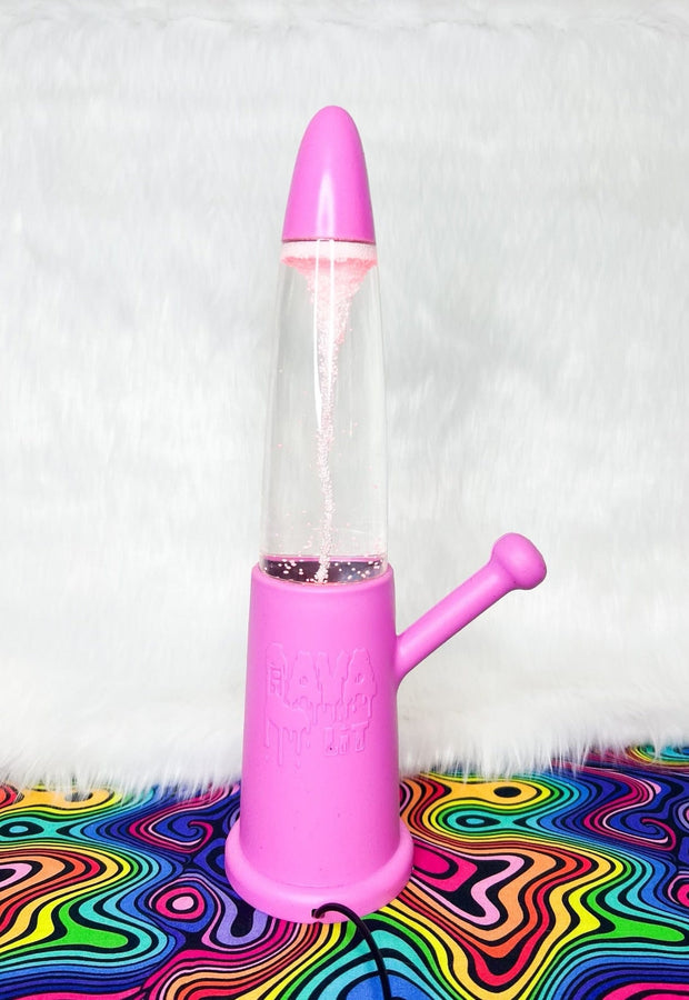 LED Iridescent Light Up Beaker Glass Water Pipe/Bong