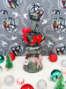 Black Christmas Jack Glass Water Pipe/Dab Rig