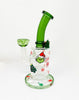 Grinch hand pipe with glass bowl