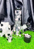 Black Cow 10in Glass Water Pipe/Bong