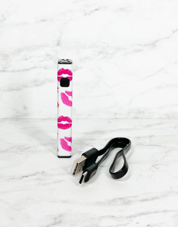 510 Threaded Battery Lipstick Kisses Lips Starter Kit