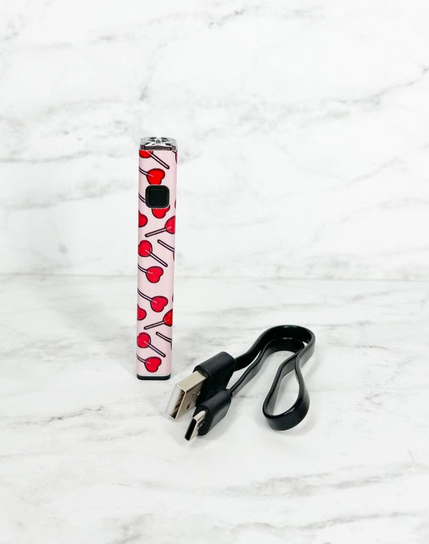 510 Threaded Battery Red Heart Lollipop Starter Kit