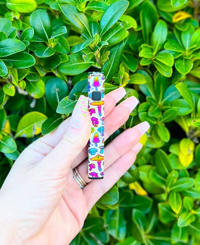 510 Threaded Battery White Neon Mushrooms Starter Kit