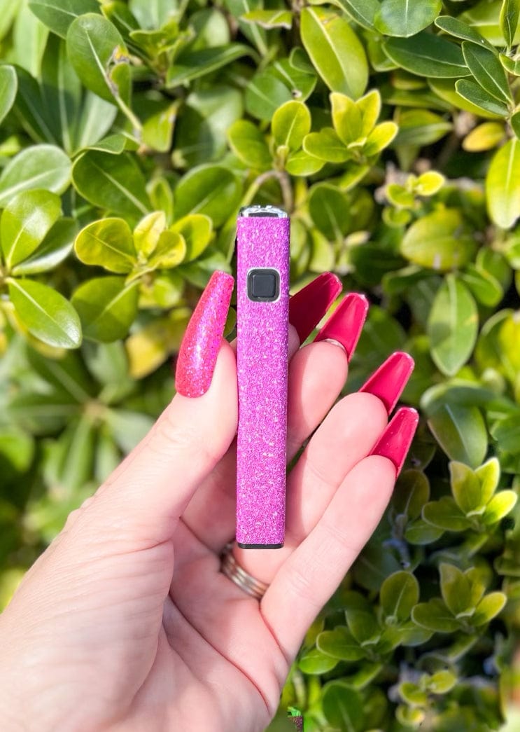 &shine vape battery Fuchsia Pink Glitter 510 Kit ✨ 350mAh & 900mAh Lemon Maraschino(Hybrid) X Spritzer(Hybrid) SKE Crystal Original Salts 10ml Flavours:Apple Watermelon