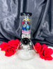 StayLit Graphics 10in Glass Water Pipe/Bong With Ash Catcher