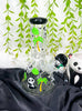 Cute Panda 10in Glass Water Pipe/Bong