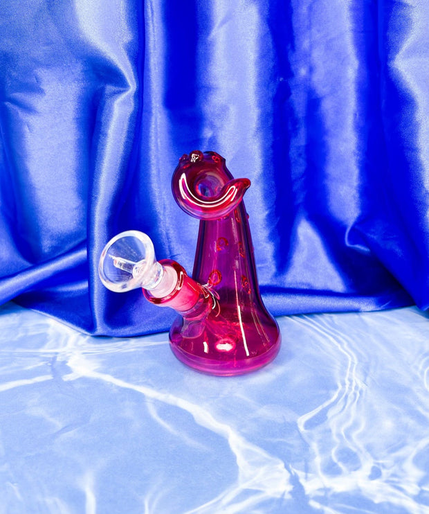 Mini Wave Tentacle Glass Water Pipe/Dab Rig