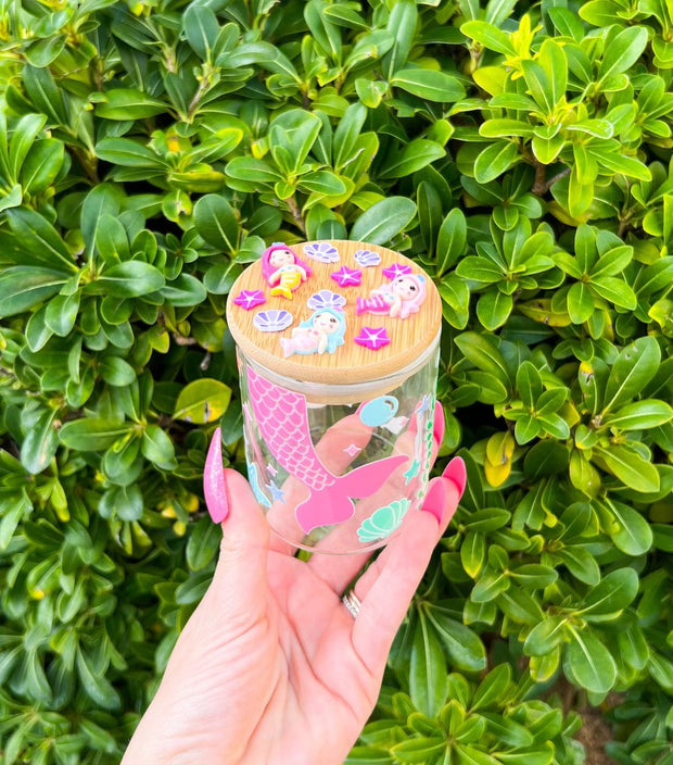 Cute Mermaid Stash Jar