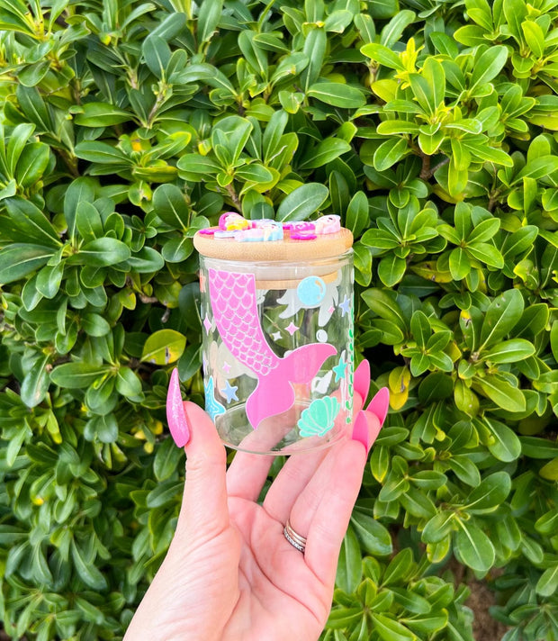 Cute Mermaid Stash Jar