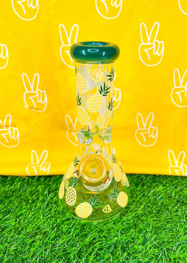 Pineapple Fruit 10in Glass Water Pipe/Bong