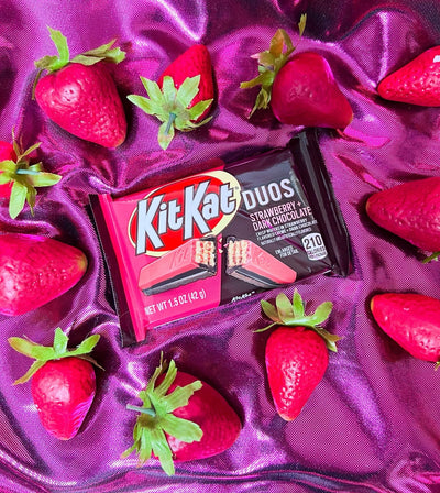 Kit Kat Strawberry Dark Chocolate Exotic Snack Candy Bar