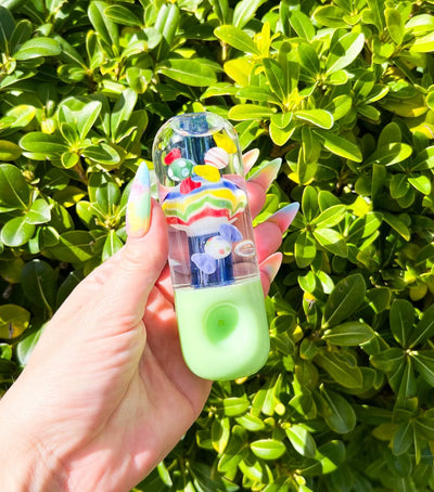 Cute Candy Glycerin Glass Hand Pipe