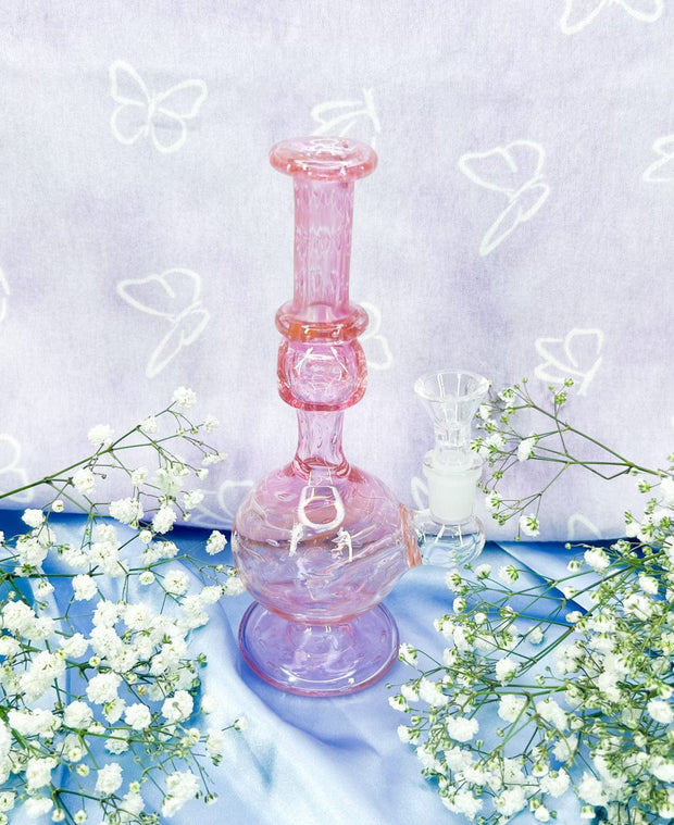Fumed 8 Inch Vase Glass Water Pipe/Dab Rig