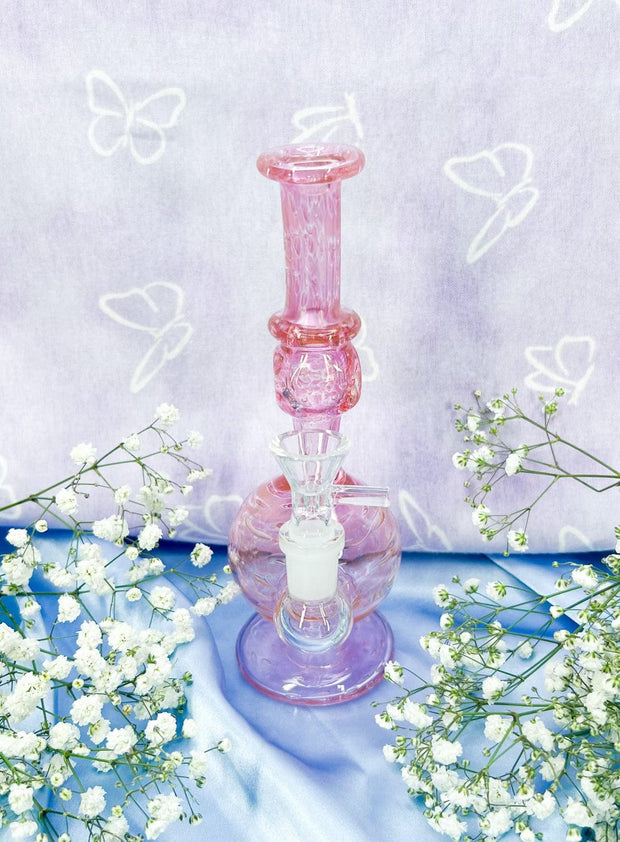 Fumed 8 Inch Vase Glass Water Pipe/Dab Rig