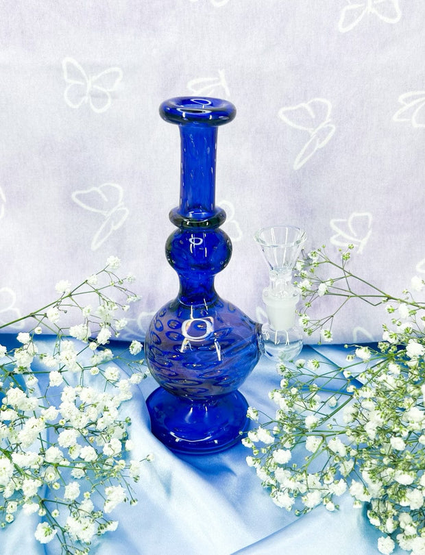 Fumed 8 Inch Vase Glass Water Pipe/Dab Rig