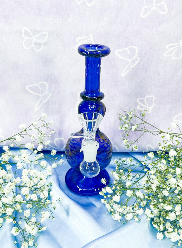 Fumed 8 Inch Vase Glass Water Pipe/Dab Rig