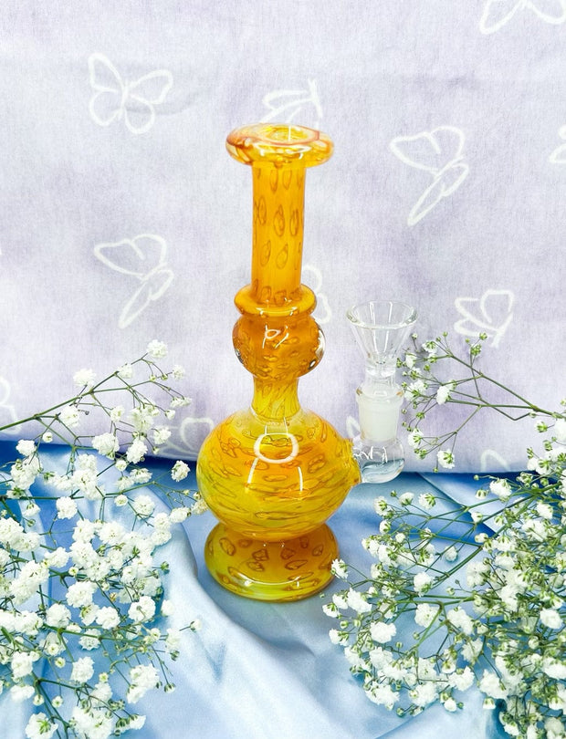 Fumed 8 Inch Vase Glass Water Pipe/Dab Rig