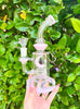 Pink Star & Moon Glass Water Pipe/Dab Rig