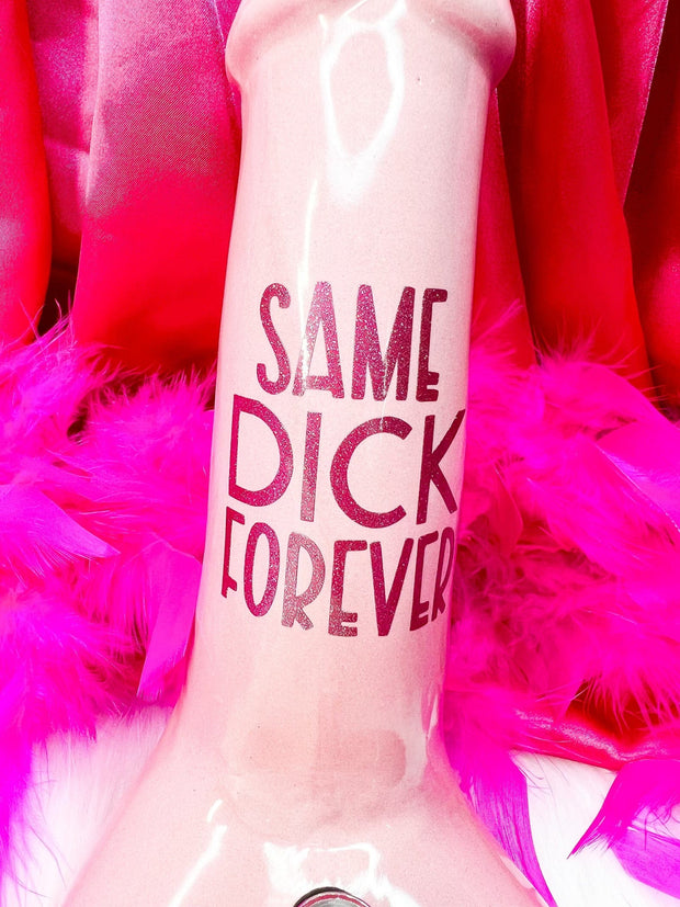 Same D Forever Bachelorette Glass Water Pipe/Bong