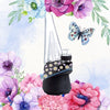 Butterflies and Daisies Puffco Peak Black Electric Dab Rig