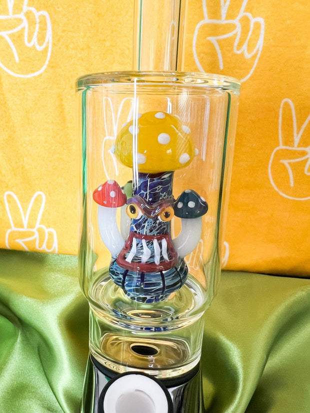 Yellow Angry Mushroom Puffco Glass Attachment Replacement