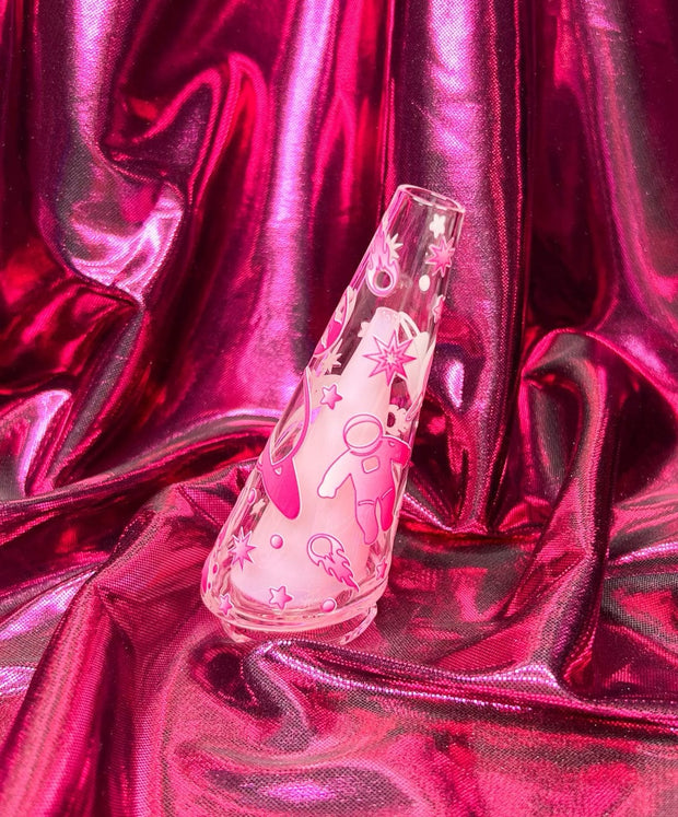 Pink Space Astronaut Puffco Glass Attachment Replacement