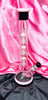 Pink & Black 18in Triple Tree Perc Glass Water Pipe/Bong