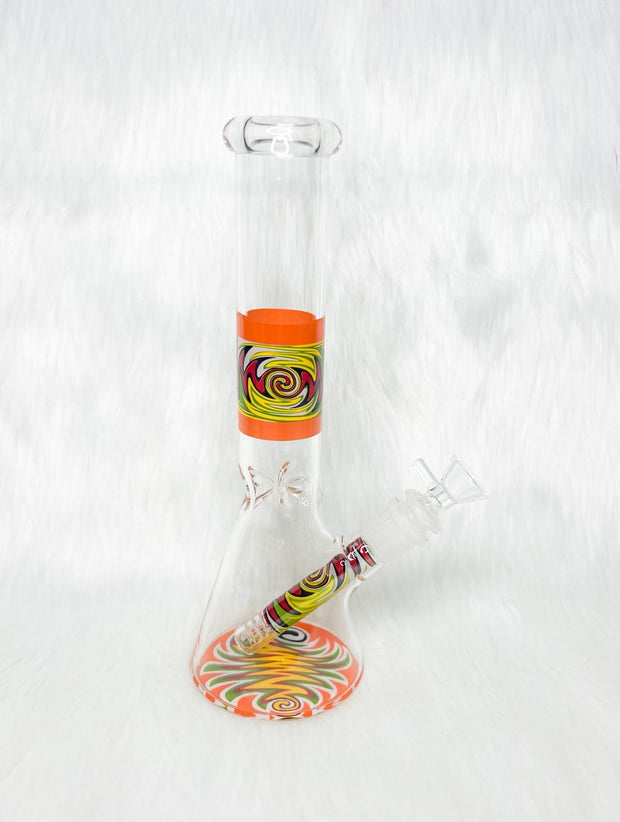 Wig Wag 10in Beaker Bong| Affordable Bong| StayLit Design