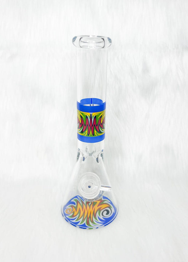 Wig Wag 10in Beaker Bong| Affordable Bong| StayLit Design