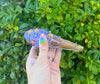 Green ice Cream Glass Hand Pipe