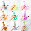 Iridescent 8in Beaker Glass Water Pipe/Bong