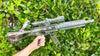 Smoke Iridescent Assault Rifle Glass Water Pipe/Bong
