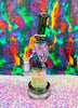 Cheech Purple Fumed Crystal Recycler Glass Water Pipe/Dab Rig