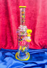 Cheech Colorful Blocks Glass Water Pipe/Dab Rig