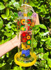 Cheech Colorful Blocks Glass Water Pipe/Dab Rig