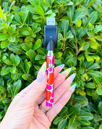 510 Threaded Battery Orange Pink Cow Starter Kit