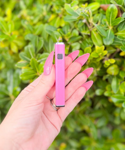 510 Threaded Battery Hot Pink Glitter Vape Pen