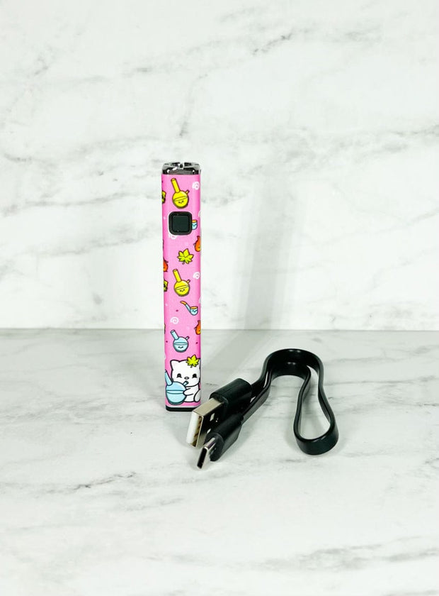 Cute 510 Vape Battery Pink Kushy Cat 510 Battery Cute Vape Starter Kit Cute 510 Vape Battery Pink Kushy Cat 510 Battery Cute Vape Starter Kit