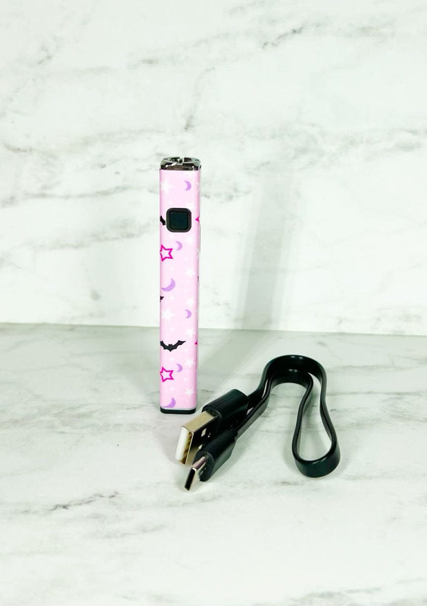 510 Threaded Battery Pink Bats Moon Stars Starter Kit 510 Threaded Battery Pink Bats Moon Stars Starter Kit
