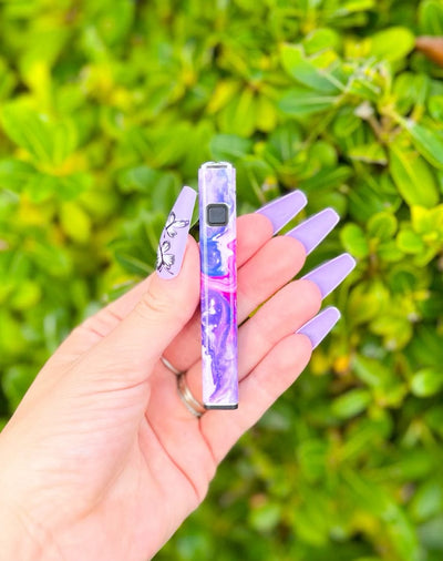 510 Threaded Battery Purple Pink Marble Vape Pen