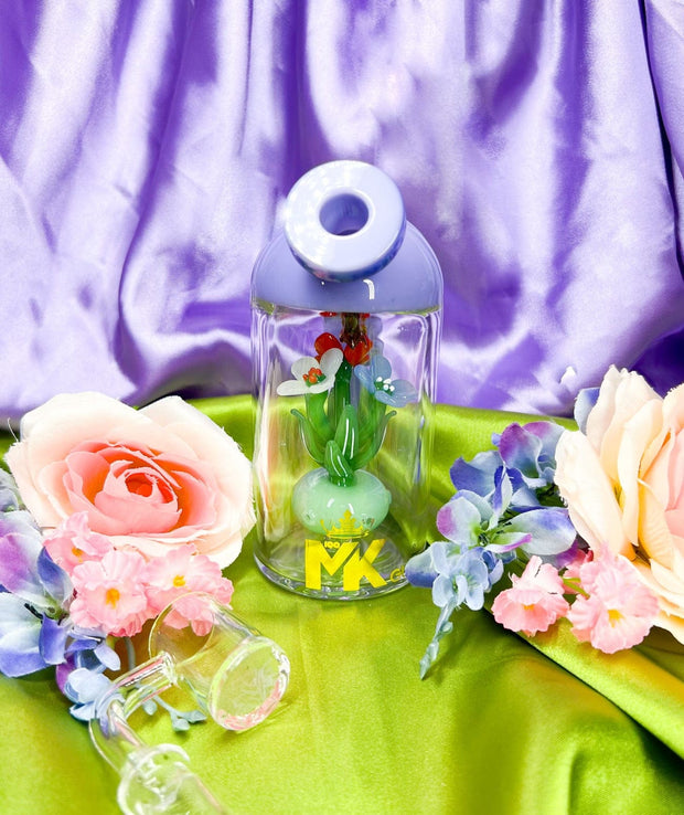 Experience Blooming Bliss with our Bee Garden Floral Dab Rig by MK
