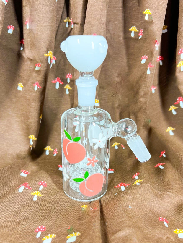 Juicy Peach 10in Glass Water Pipe/Bong