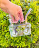 Natural lighting iridescent boombox water pipe