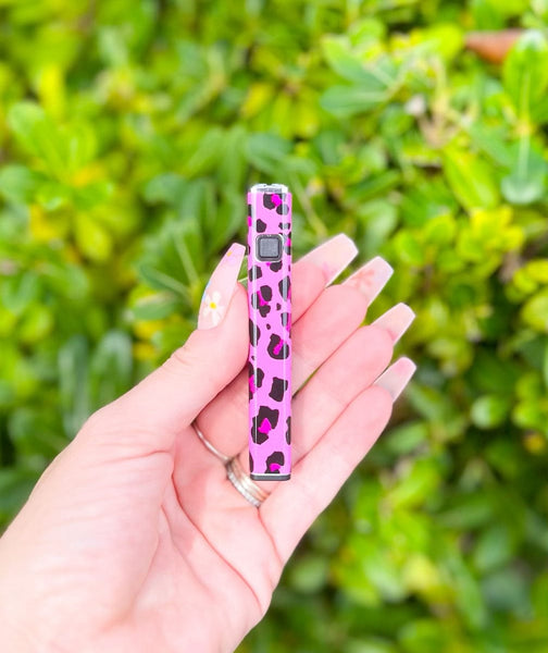 Pink Leopard 510 Vape Pen Battery Cute Starter Kit | StayLit Pink Leopard 510 Vape Pen Battery Cute Starter Kit | StayLit