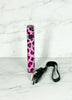 Pink leopard print vape pen with usb-c charger
