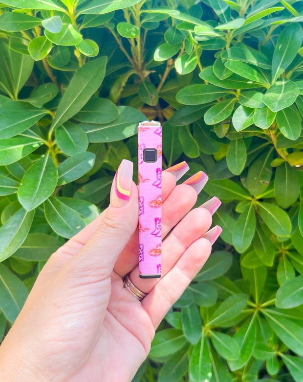 Pink Cowboy Hat & Boots 510 Battery Starter Kit | StayLit Design Pink Cowboy Hat & Boots 510 Battery Starter Kit | StayLit Design