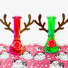 Two reindeer bongs available in red or green