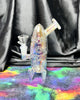 Iridescent Rocket Ship Water Pipe/Dab Rig